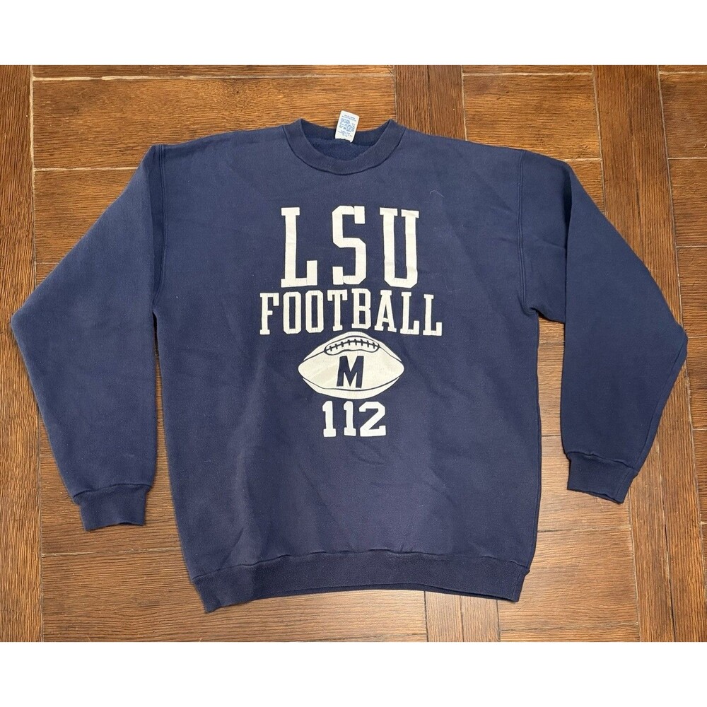 Vintage LSU Tigers Men’s Size XL Russell Athletic Made In USA Crewneck Sweater